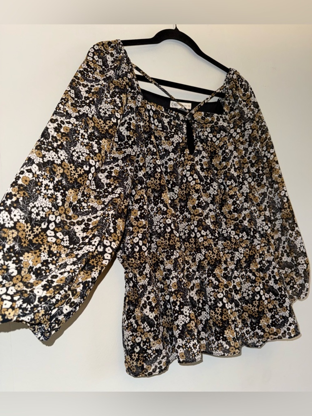 CATO women’s floral blouse size XL ✨ - Picture 5 of 9